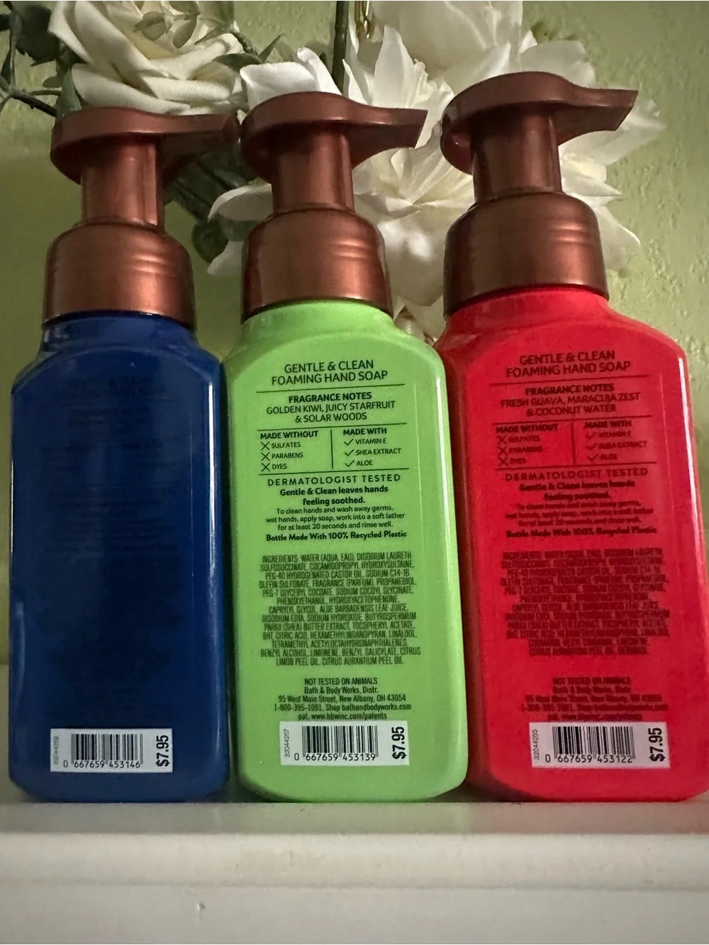 NEW BBW (3) PC TROPICAL FOAMING HANDSOAP BUNDLE